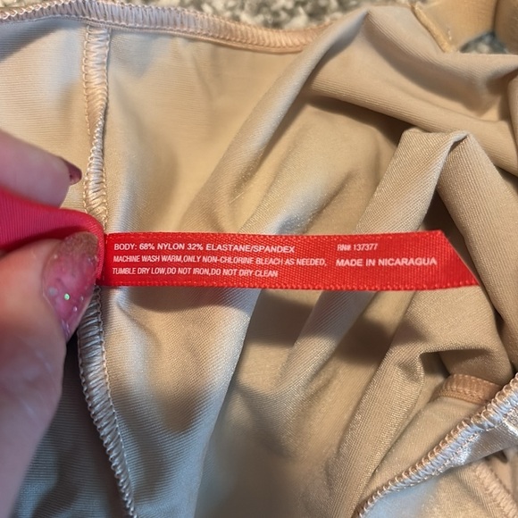 Ruby Ribbon Beige Shapewear Slip - Picture 3 of 4